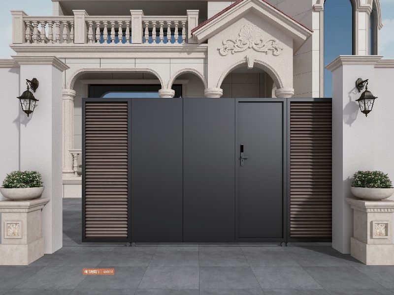 現(xiàn)在簡(jiǎn)約庭院門(mén)